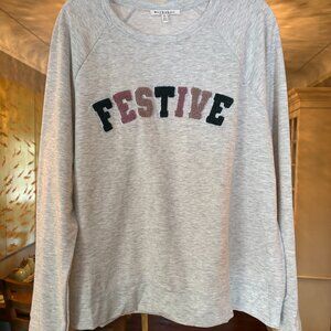 NWT Workshop Republic Clothing "Festive" Sweatshirt. Size XL/TG